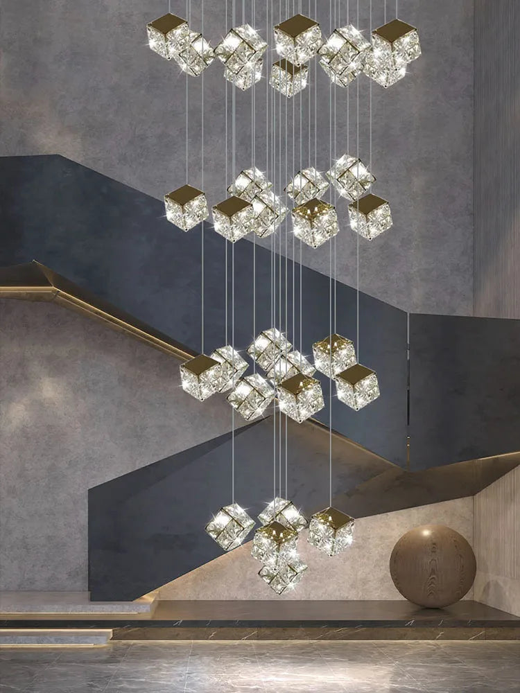 Decorbites™ Kristall Moderne Kronleuchter für Wohnzimmer Luxus-Loft LED-Beleuchtung Treppenhaus-Kronleuchter