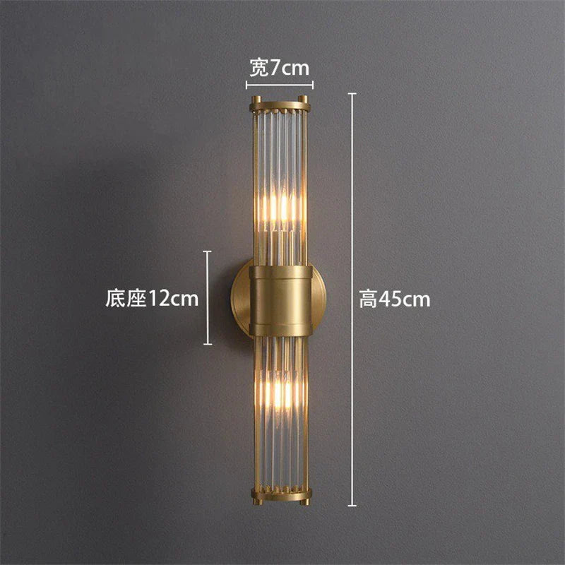 DecorBites™ Crystal LED Wall Lights for Luxury Art Living Room Bedroom: Elegant Indoor Lighting Solution