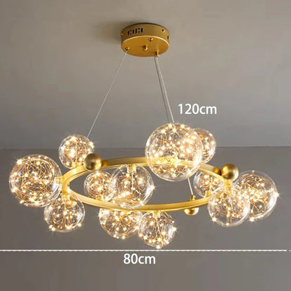 Decorbites™ Kristall-Leuchter: Moderne Treppen-Pendantlampe für Wohnzimmer, Innenbeleuchtung