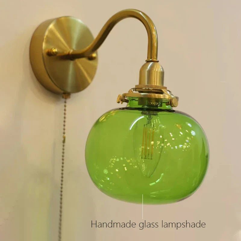 DecorBites™ Glass Decor Wall Sconce Lamp Lighting for Bedroom Living Room