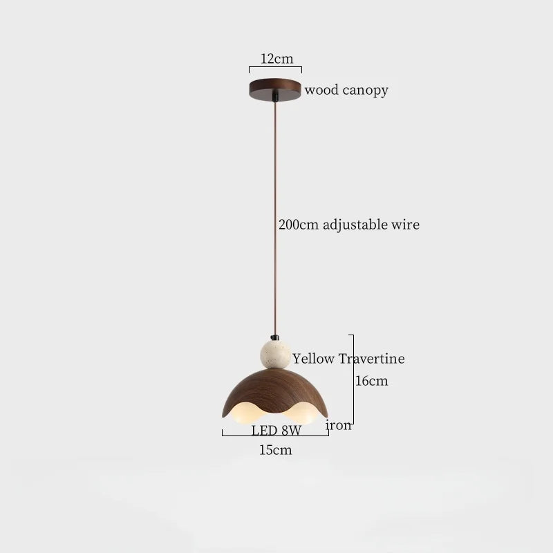 Travertine Wabi Sabi Lamp