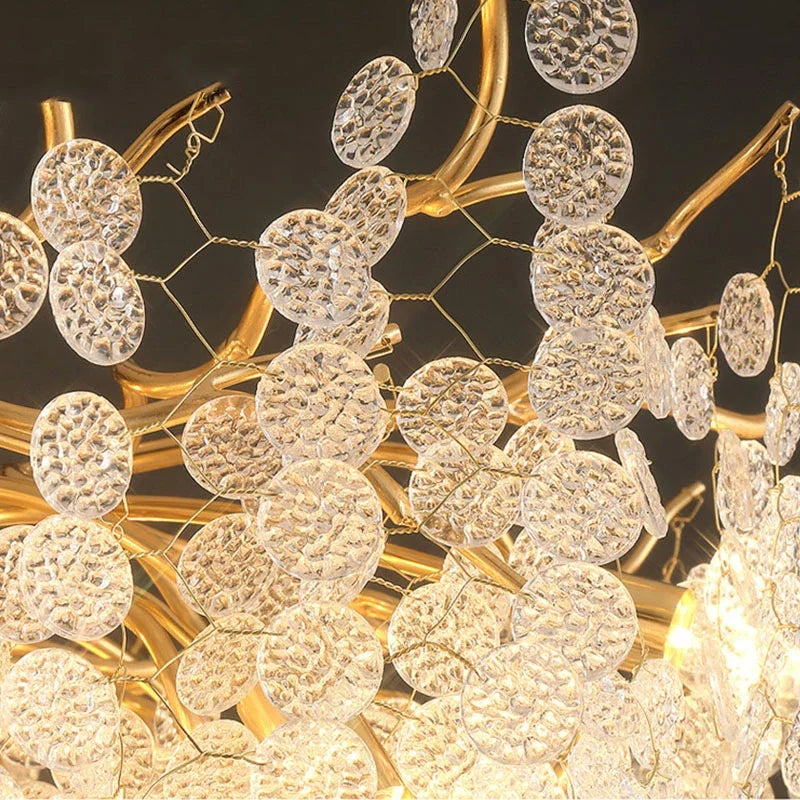Decorbites™ Goldener Baumzweig-Kronleuchter: Elegante europäische Stil Pendelleuchte für die Einrichtung zu Hause