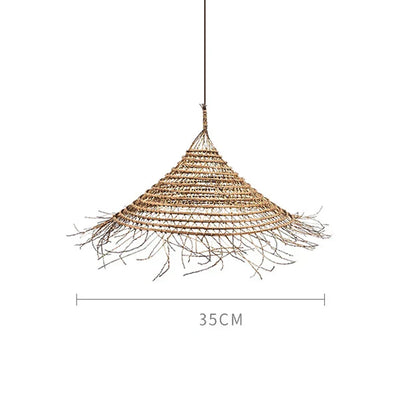 Decorbites™ Bambus-LED-Hängeleuchter für Esszimmer, Schlafzimmer, Restaurant, Hotel & Heimdekoration