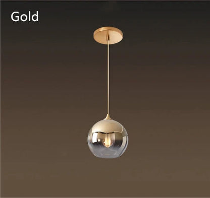 Decorbites™ Farbverlauf-Glas-Kugelleuchter: Nordisch postmodernes Luxus für Schlafzimmer, Restaurant und Bar