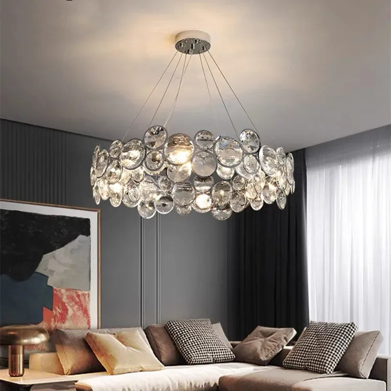 Decorbites™ Kristall-LED-Kronleuchter: Moderner nordischer Stil Luxus-Hängeleuchte für Wohnzimmer, Schlafzimmer, Esszimmer