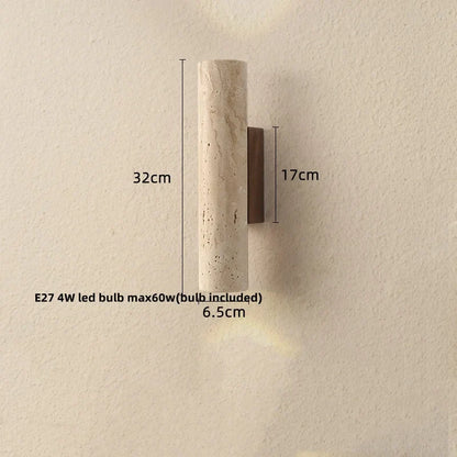 Decorbites™ LED-Wandleuchten für Esszimmer, Treppe, Schlafzimmer, Stein, Terrazzo, Holz – Wabi-Sabi-Ästhetik