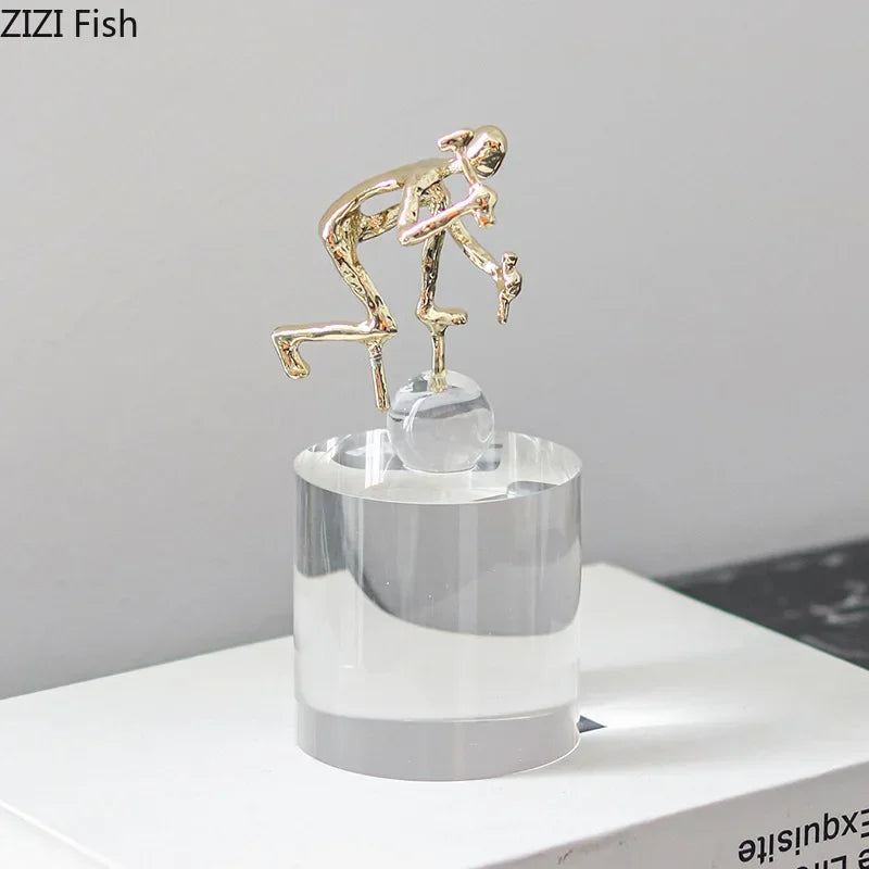 Decorbites™ Kristallskulptur Abstrakte Statuen Moderne Raumdekoration Ornamente Ästhetische Kunsthandwerke