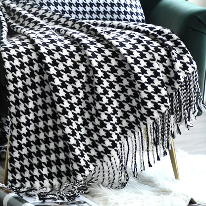 Decorbites™ Hahnentritt-Muster-Wurfdecke
