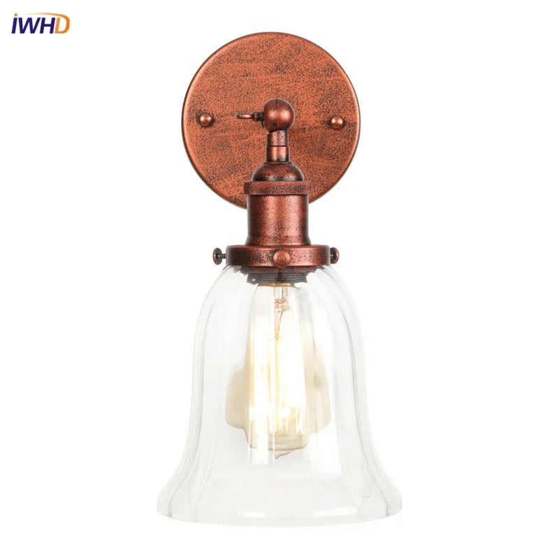 Decorbites™ Loft Klargesicht-Rustik-LED-Wandleuchte - Industrieller Stil Eisenwandlampe