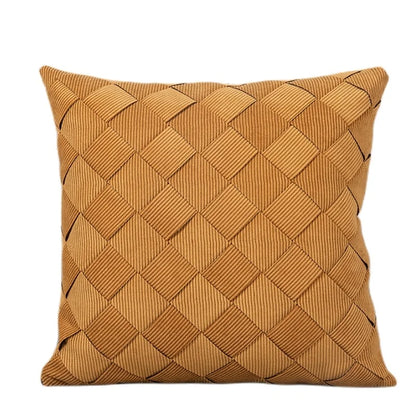 Decorbites™ Graue Web-Luxus-Kissenbezug 45x45 cm für Sofa Wohnzimmer Schlafzimmer