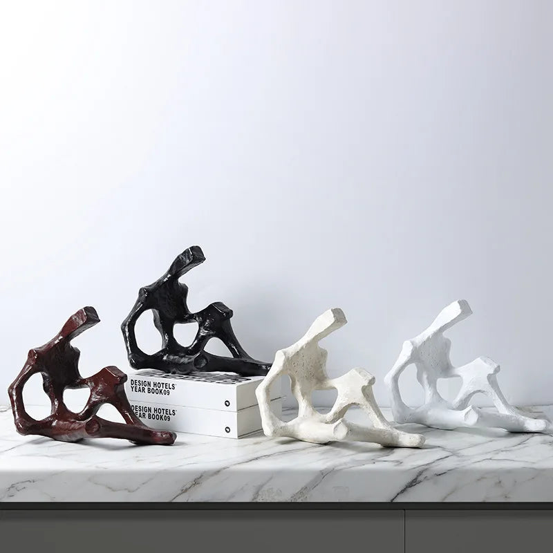Decorbites™ Abstrakte Skelett-Dekor-Figur Skulptur | Heimdekoration Figur