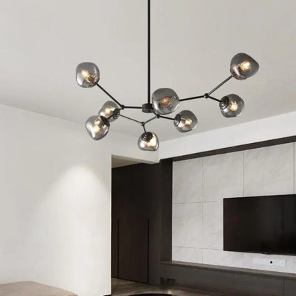 Decorbites™ Graue Lava-Glas-Hängeleuchte LED-Pendellampe Modernes Nordisches Design