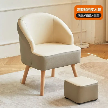 Decorbites™ Freizeit-Einzel-Sofasessel für Wohnzimmer, Schlafzimmer, Balkon, Hotel, Lounge – Gemütliche Gäste-Sitzgelegenheit