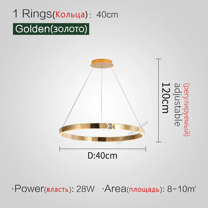Decorbites™ Diamantring-Lüster | Nordischer Kristall-Schlaf- und Wohnzimmer-Luxusleuchte