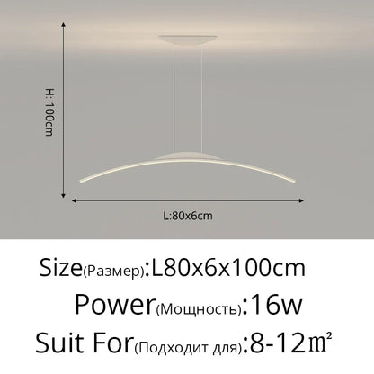 DecorBites™ LED Pendant Lamp - Minimalist Hanging Light for Dining Room & Home Decor