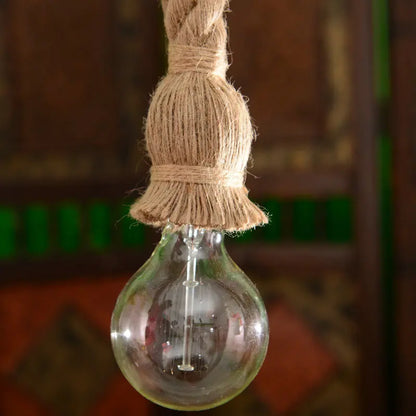 Decorbites™ Hanfseil-Pendant-Lampen: Vintage-Industrial-Hängeleuchte für die Heimdekoration