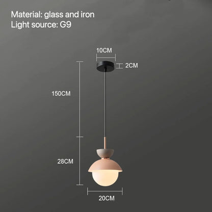 Decorbites™ Glas-Kugelleuchte: Moderne nordische Leuchte für die Einrichtung zu Hause, Küche, Esszimmer, Schlafzimmer