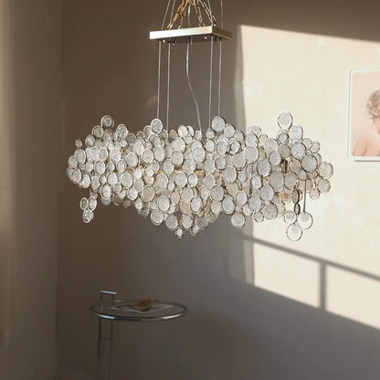 Decorbites™ Glas-LED-Kronleuchter: Moderne Luxus-Designer-Pendantleuchten für Wohnzimmer, Schlafzimmer, Arbeitszimmer
