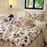 Lace Print Duvet Set