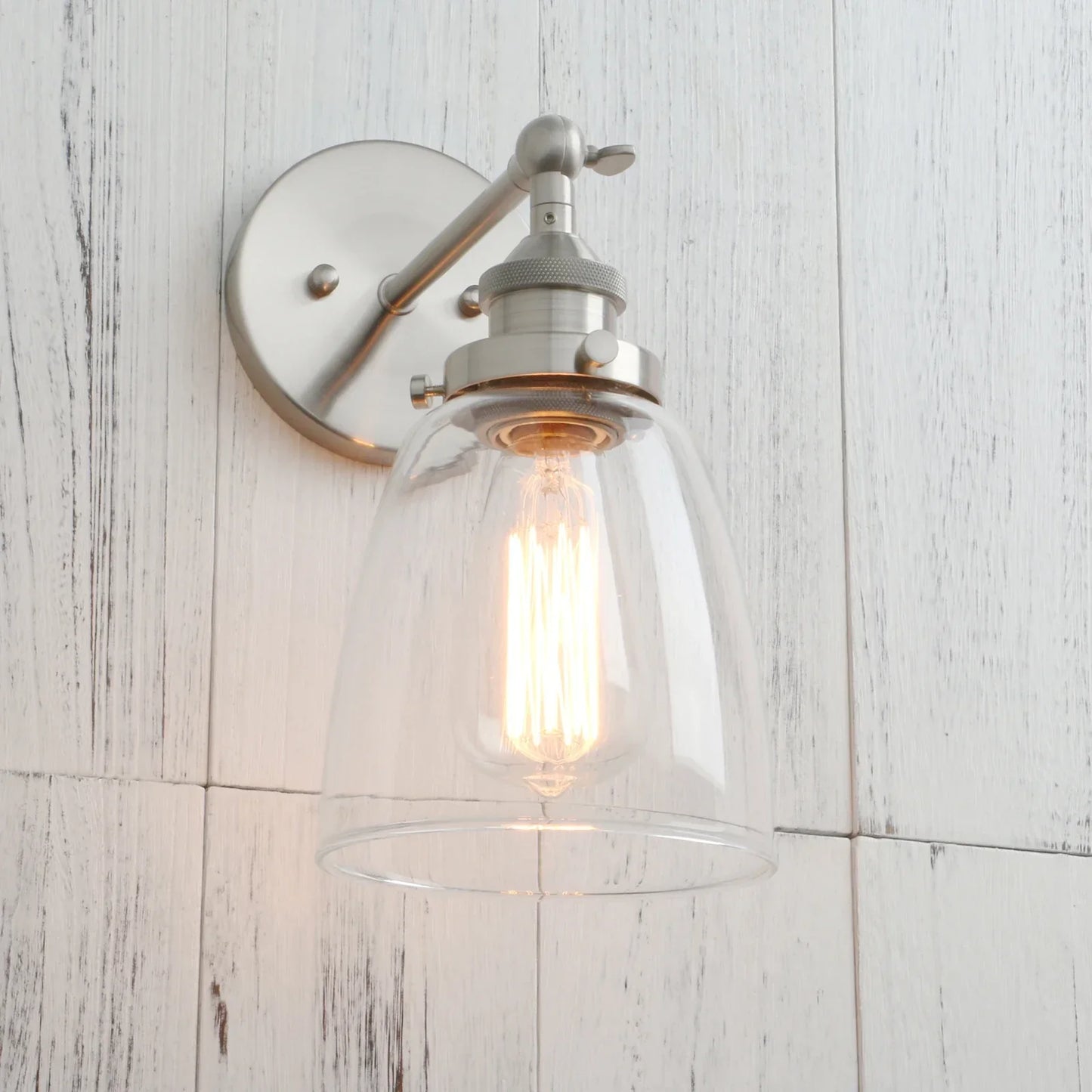Decorbites™ Klare Glaswandlampe: Moderne Wandleuchte Spiegel-Lichtarmatur für vintage Innenraumdekoration