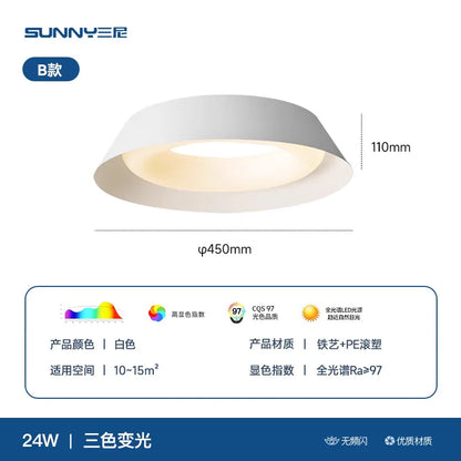 Decorbites™ Sahne-Wind-Deckenleuchte Innenraum-LED Minimalistische Moderne Lampe für Heimdekoration