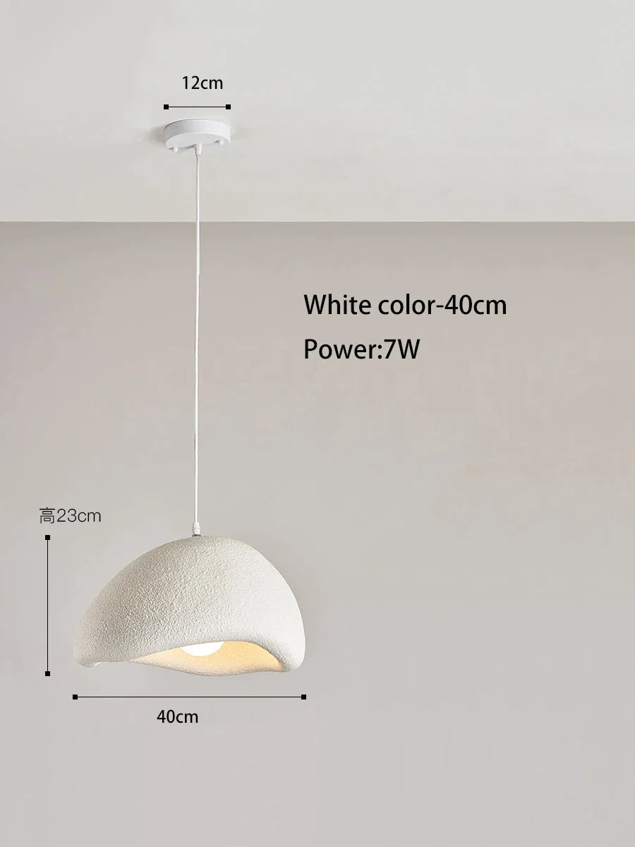 DecorBites™ Cream Style Cloud Chandelier Cement LED Pendant Lamp - Modern Hanging Light