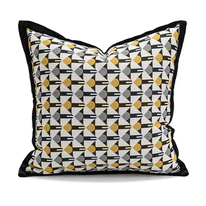 Decorbites™ Geometrisches Elefanten-Chenille-Kissenbezug, Weiches Franzen-Kissenbezug, Heimdekoration