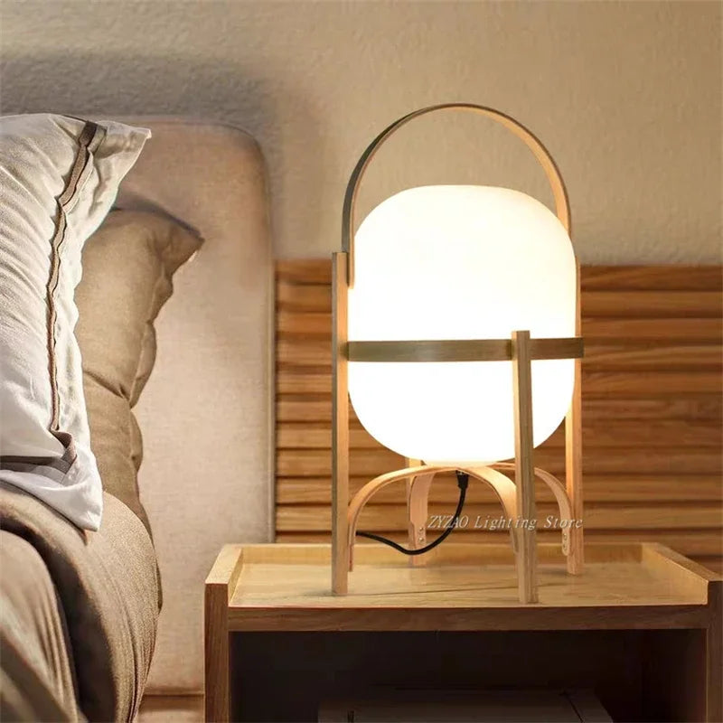Decorbites™ Bambus-LED-Schreibtischlampe: Moderne, einfache und stilvolle Tischleuchte für die Einrichtung zu Hause