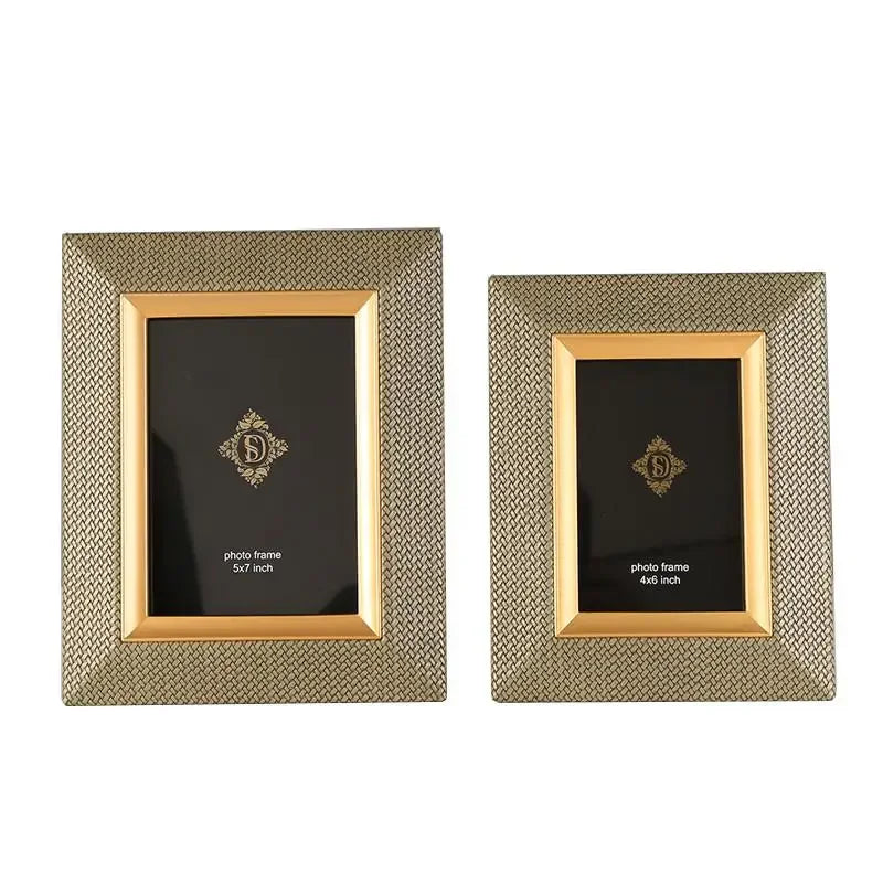 Leather Metal Picture Frame