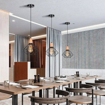 DecorBites™ Industrial Metal Pendant Light for Kitchen Island Bar Restaurant Loft Decor