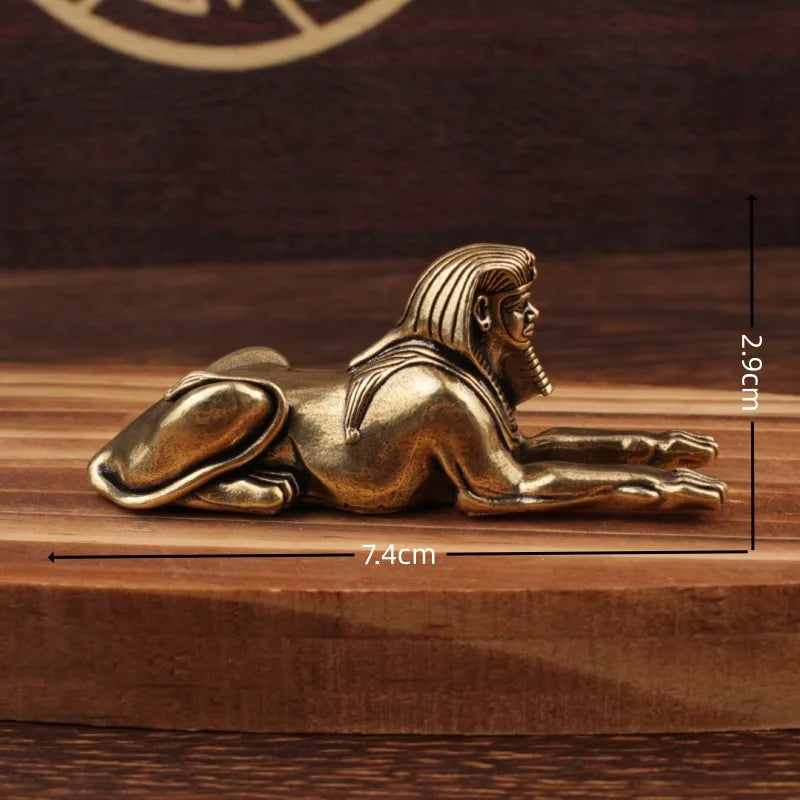 Brass Egyptian Sphinx Figurine