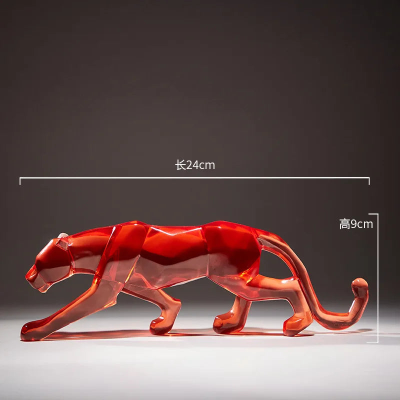 Decorbites™ Leopard Gepard Harz-Tier-Skulpturen für die Heimdekoration