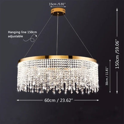 Decorbites™ Kristall-Lüster: Moderne nordische LED-Hängeleuchte für luxuriöse Heimdekoration