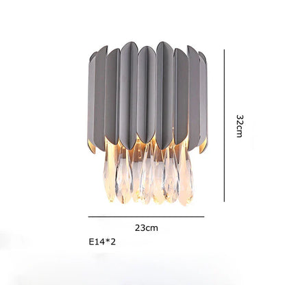 DecorBites™ Crystal Water Droplet Pendant Lights, Dimmable Luxury LED Dining Room Fixture