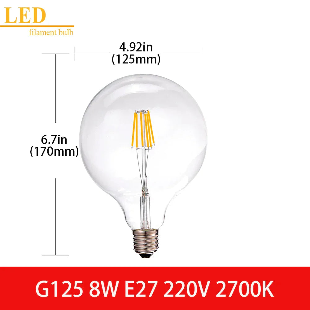 Clear Glass Vintage Bulb