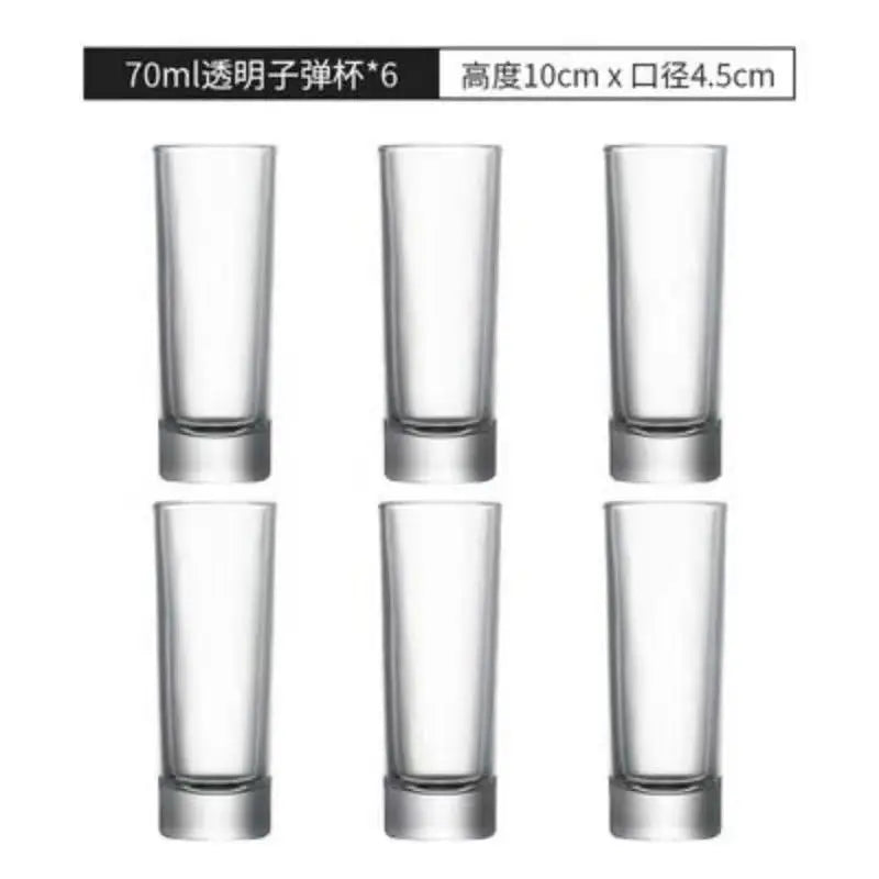 Decorbites™ High Spirits Weißweinglas-Set aus 6 Teilen