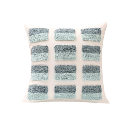 DecorBites™ Geometric Tufted Diamond Pillow Cover 45x45cm/30x50cm Square for Living Room