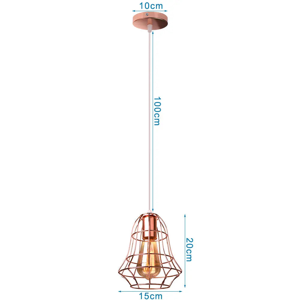 Decorbites™ Industrielles Retro-Loft-LED-Pendantleuchte für Wohnzimmer, Küche und Heim