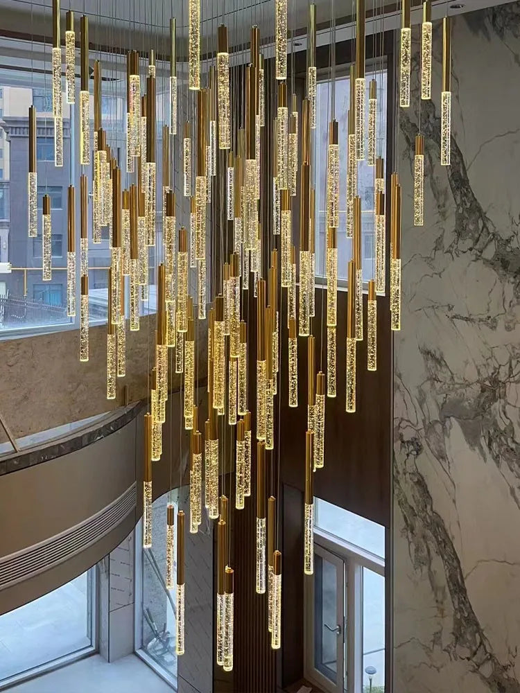 Decorbites™ Große Luxus-Kristall-LED-Kronleuchter für das Wohnzimmer - Maßgefertigte Hängeleuchten