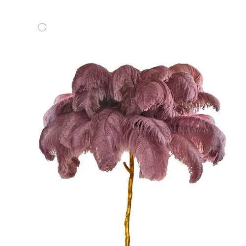 Decorbites™ Elegante Straußenfeder-Stehlampe für Heimdekoration & Beleuchtung