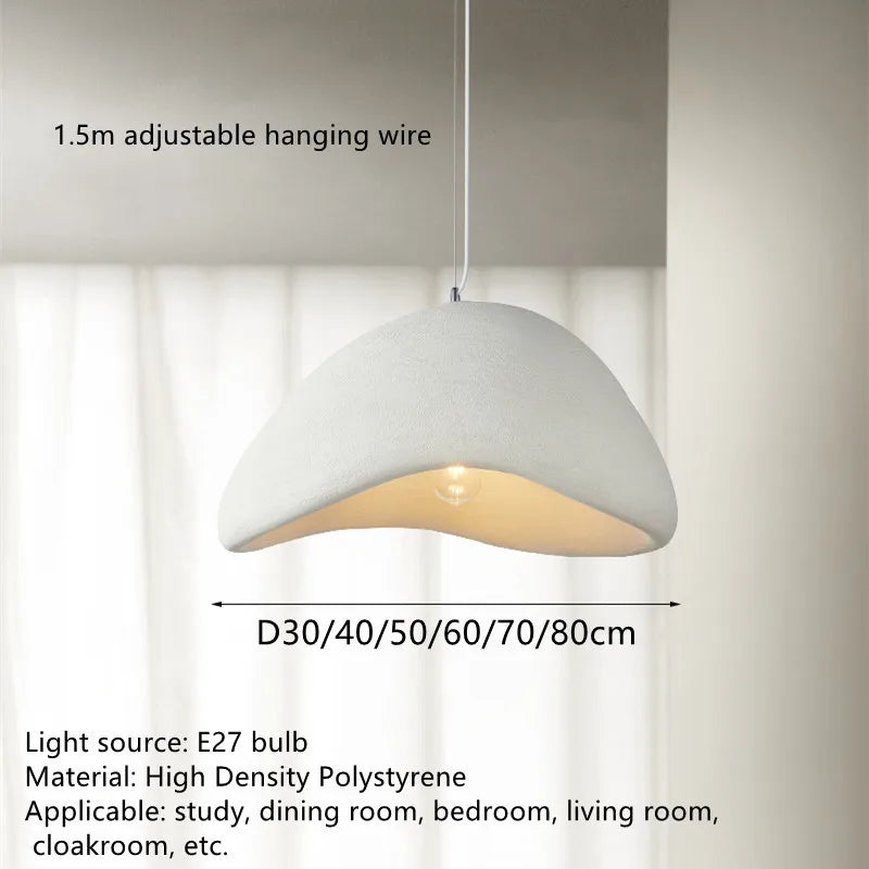 Decorbites™ Handgefertigte Wabi-Sabi LED-Hängeleuchte Moderne Schlafzimmerbeleuchtung Pendellampe