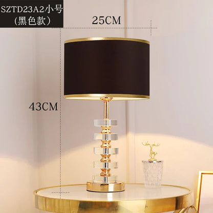 Decorbites™ Kristalltischleuchte: Elegantes modernes amerikanisches Design für Wohnzimmer und Schlafzimmer