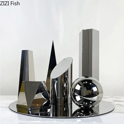 DecorBites™ Geometric Crystal Artwork Polyhedron Sculpture Desk Decoration Modern Home Decor