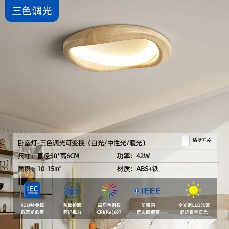 Decorbites™ LED-Holz-Lüster für Schlafzimmer Wohnzimmer Innenbeleuchtung Dekoration