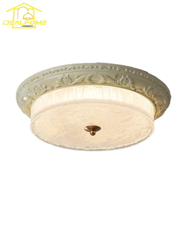 Decorbites™ Sahne Wind LED Eisen Glas Deckenleuchte – Retro Design, Bauhaus Stil