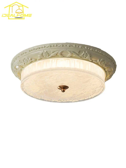Decorbites™ Sahne Wind LED Eisen Glas Deckenleuchte – Retro Design, Bauhaus Stil