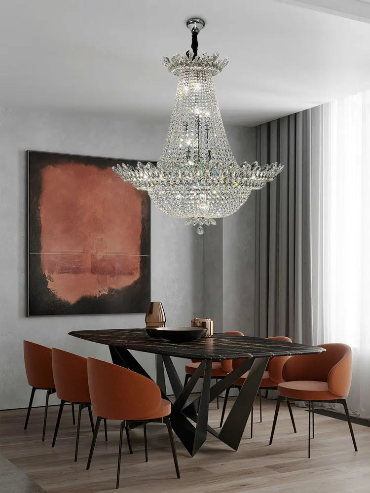 Decorbites™ Kristall-LED-Kronleuchter-Leuchte für luxuriöse Wohnzimmer-Dekoration