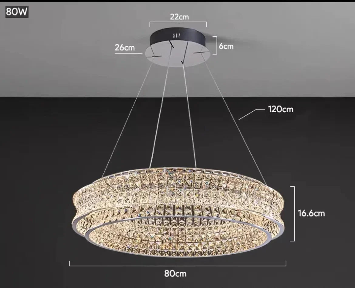 Decorbites™ K9-Kristall-Luxus-Lüster für Restaurant Bar Hotel LED-Lampen