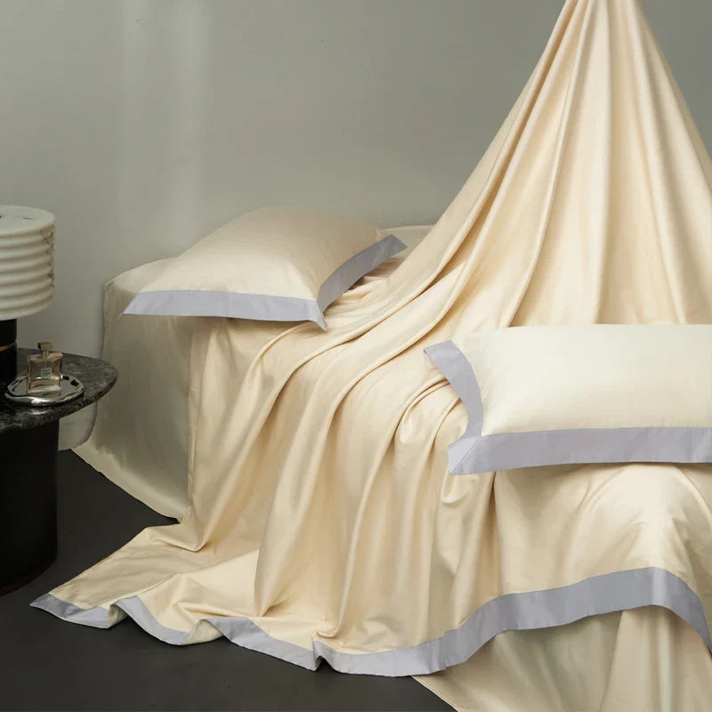 Decorbites™-Ägyptische Baumwolle Hotel-Stil Bettwäsche-Set 1000TC Queen King Daunenbettdecke Bezug Laken Kissenbezüge
