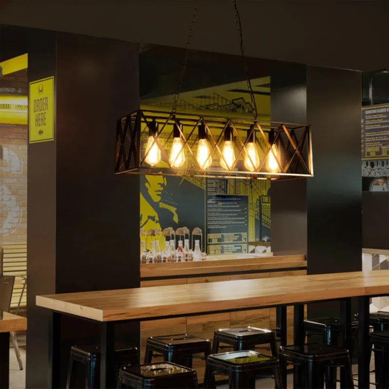 Decorbites™ Industrielle Kronleuchter Retro Loft Bar Restaurant Pendelleuchte Deckenleuchte